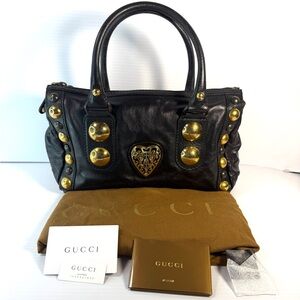 GUCCI STUDDED BABOUSKA BAG Vintage NWT